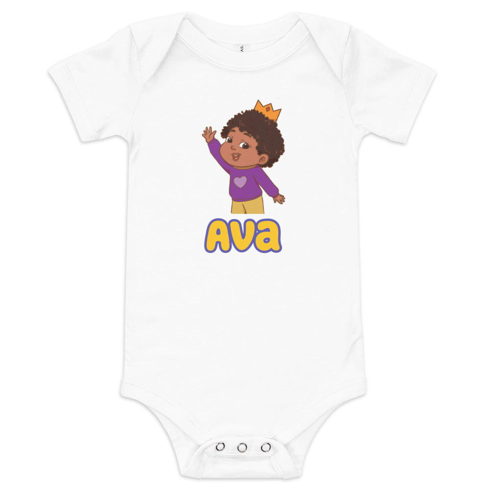 Ava Takes a Walk: Baby Short Sleeve Onesie