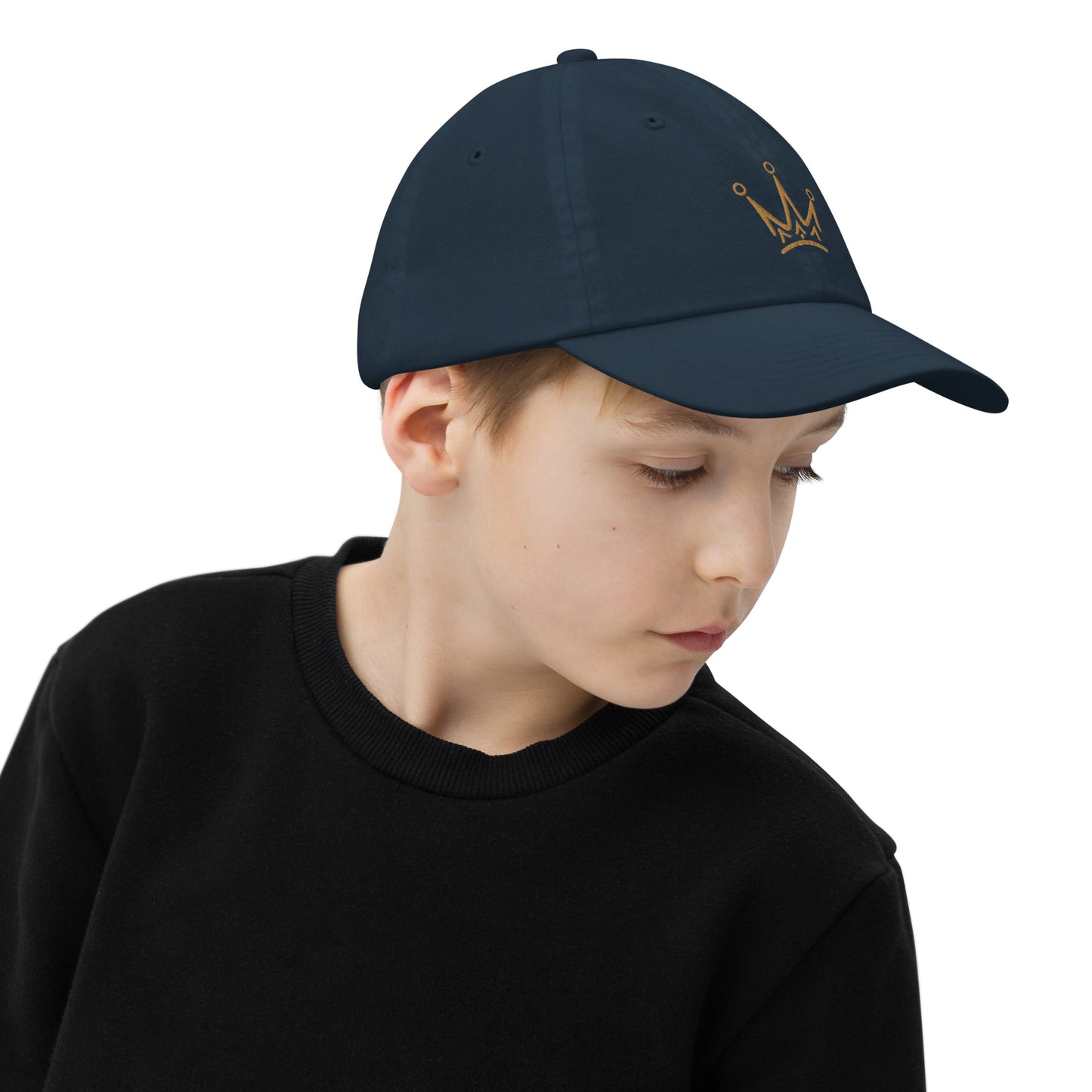 "CROWN" Youth Baseball Cap